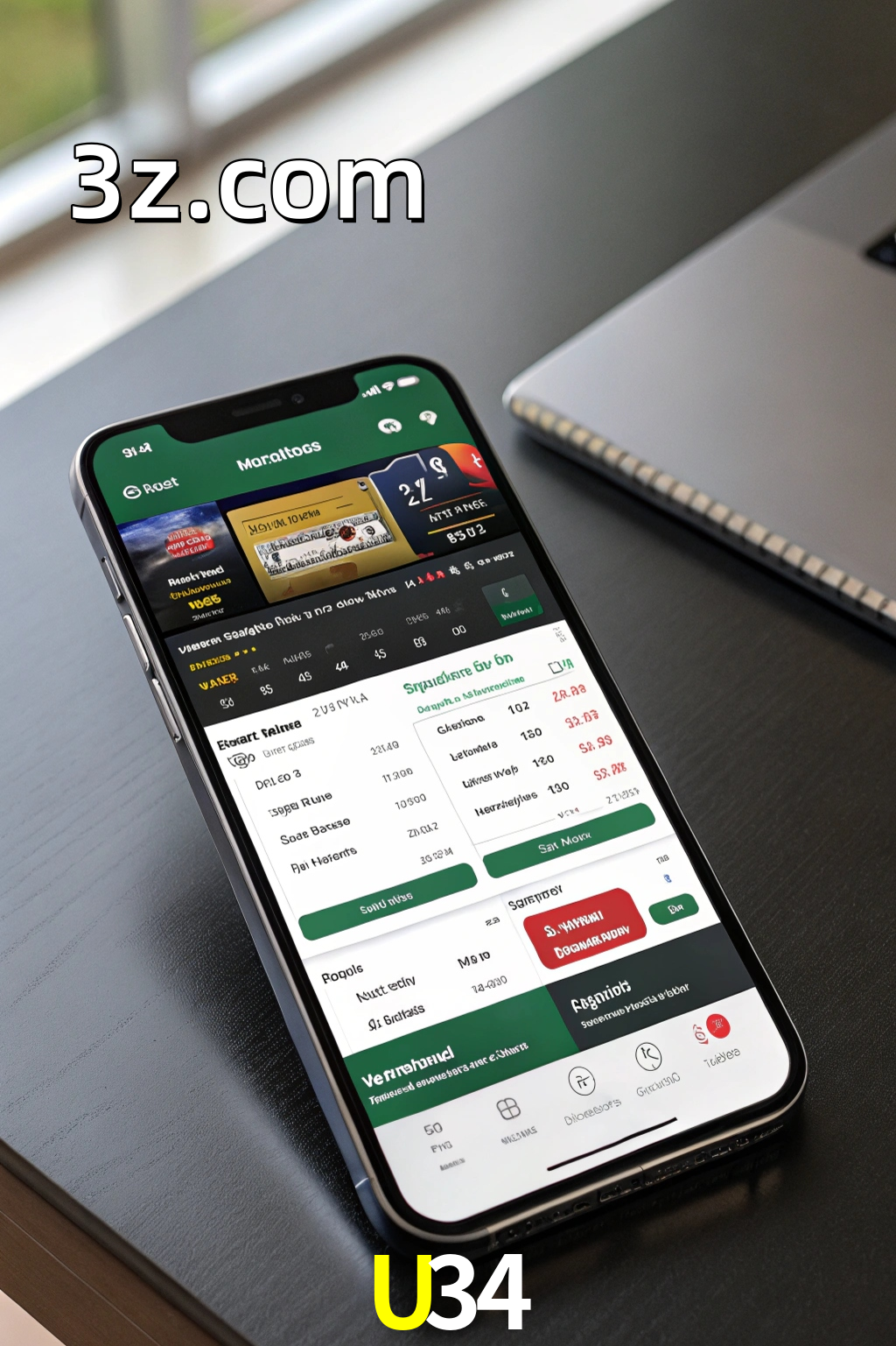 Baixe o aplicativo U34 para jogar a qualquer momento