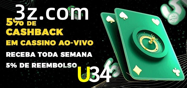 Promoções do cassino ao Vivo U34